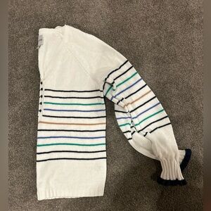 Nic + Zoe Maritime Stripe Sweater